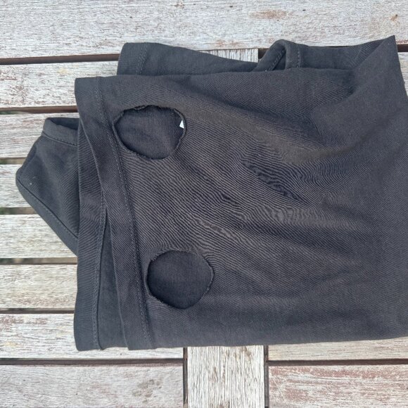 Gimaguas One Shoulder Cutout Black Tank Top Size Small - Picture 3 of 4